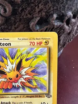 Pokemon Vintage TCG Jolteon Jungle Non Holo Rare 1999 WotC - Image 3