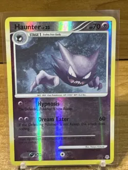 Haunter 50/130 Pokemon TCG Diamond and Pearl Reverse Holo HP - Image 1