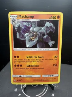 Pokemon TCG SM Guardians Rising Machamp 65/145 Cosmos Holo Promo NM! - Image 1