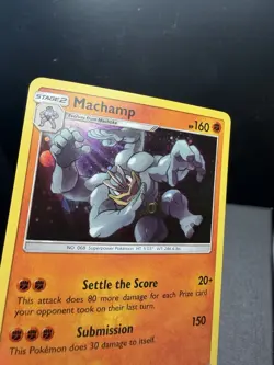 Pokemon TCG SM Guardians Rising Machamp 65/145 Cosmos Holo Promo NM! - Image 2
