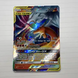 Pokemon Reshiram & Charizard GX TAG TEAM Ultra Rare Holo Sm-Unbroken Bonds 20/2… - Image 1