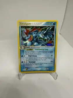 Pokemon TCG Feraligatr EX Holographic Rare Card 4/115 Unseen Forces - Image 1