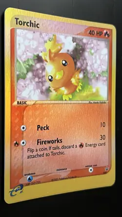 Torchic 008/040 NM (e-League) Nintendo Black Star Promo Reverse Holo Pokemon TCG - Image 2