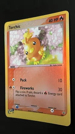 Torchic 008/040 NM (e-League) Nintendo Black Star Promo Reverse Holo Pokemon TCG - Image 3