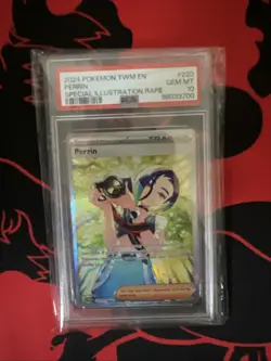 Pokemon 2024 Perrin 220/167 Full Art SIR Twilight Masquerade GEM MINT PSA 10 - Image 1