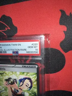 Pokemon 2024 Perrin 220/167 Full Art SIR Twilight Masquerade GEM MINT PSA 10 - Image 4