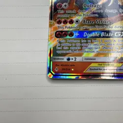 Pokemon Reshiram & Charizard GX Full Art Ultra Rare TAG TEAM Holo Unbroken Bond… - Image 4
