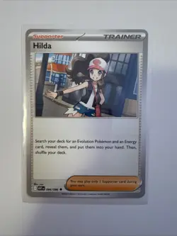 Pokemon TCG Hilda Uncommon Trainer #084/086 Sv: White Flare - Image 1