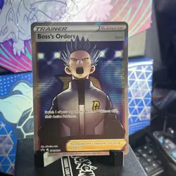 Pokemon TCG Boss's Orders SWSH251 Black Star Promo Cyrus NM - Image 1