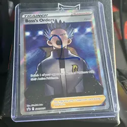 Pokemon TCG Boss's Orders SWSH251 Black Star Promo Cyrus NM - Image 3