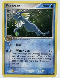 Pokemon Vaporeon POP Series 3 Eeveelution 6/17 Holo Rare Promo Foil 2006 NM - Image 1