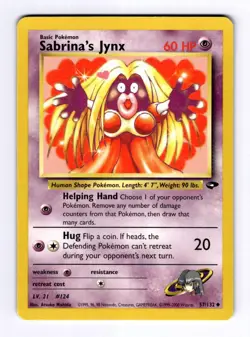 Sabrina's Jynx Gym Challenge #057 (2000) Uncommon NM Pokemon - Image 1