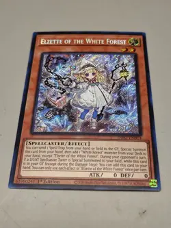 Yugioh! LP Elzette of the White Forest - INFO-EN014 - Secret Rare - 1st Edition - Image 1