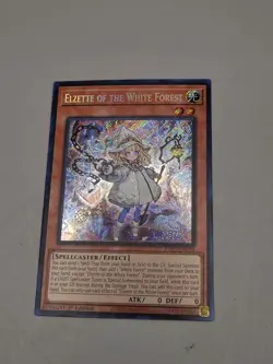 Yugioh! LP Elzette of the White Forest - INFO-EN014 - Secret Rare - 1st Edition - Image 2