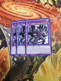 3X Evil HERO Malicious Bane - OP27-EN021 Common NM Yugioh - Image 1