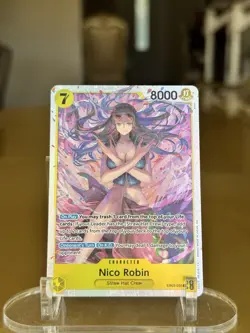 One Piece TCG Nico Robin ENGLISH EB03-055 HEROINES SR - Image 1