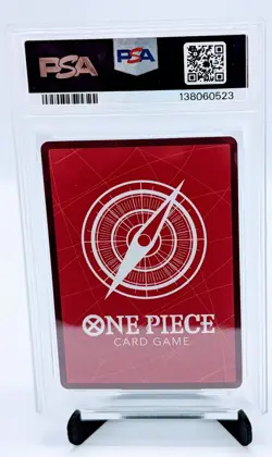 2022 ONE PIECE OP01-ROMANCE DAWN ALTERNATE ART-ERRATA #002 TRAFALGAR LAW PSA 10 - Image 2