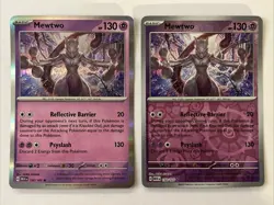 Mewtwo #150/165 SV: Scarlet & Violet 151 Holo And Reverse Rare Pokemon Cards NM - Image 1