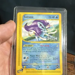 Pokemon Suicune Promo Pokemon 4EVER Set 70 HP Card 53 Nintendo 2002 - Image 1