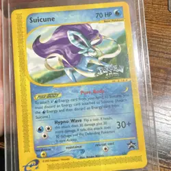 Pokemon Suicune Promo Pokemon 4EVER Set 70 HP Card 53 Nintendo 2002 - Image 3