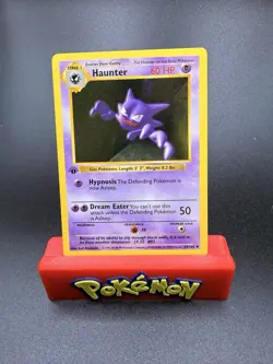 Haunter 029/102 Base Set (Shadowless) Regular 1st edition LP pokemon card - Image 1