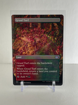 BORDERLESS Gruul Turf Double Masters 2022 MTG Magic Cards NM/Mint - Image 1