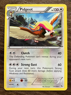 Pidgeot 77/106 - 2014 Pokemon Flashfire Rare Card - CLEAN NM - Image 1