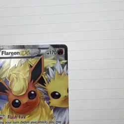 Pokemon Flareon EX Full Art Ultra Rare Holo Generations RC28/RC32 Card - Image 4