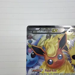 Pokemon Flareon EX Full Art Ultra Rare Holo Generations RC28/RC32 Card - Image 5