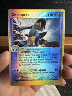 Swampert 🌊 EX Ruby & Sapphire 13/109 Reverse Holo | E Series Pokemon Card - Image 1