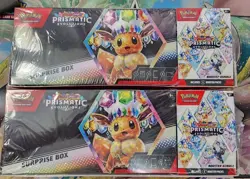 1x Pokemon Prismatic Evolutions Surprise Box And Booster Bundle - US Exclusive - Image 1