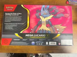 Pokemon TCG Mega Lucario EX Premium Figure Collection Box Sealed Pokemon Cards - Image 2