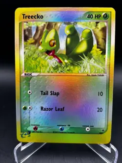 2003 Pokemon TCG Black Star Promo Card 003 Treecko Reverse Holo - Image 1