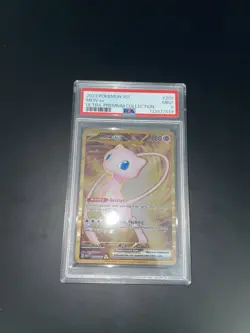 Pokemon TCG Gold Mew EX Scarlet Violet-151 Holo Hyper Rare PSA 9 - Image 2