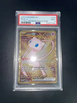 Pokemon TCG Gold Mew EX Scarlet Violet-151 Holo Hyper Rare PSA 9 - Image 4