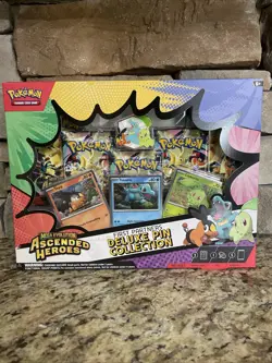 Pokemon TCG Ascended Heroes First Partners Deluxe Pin Collection Promo SP 🔥🔥 - Image 1