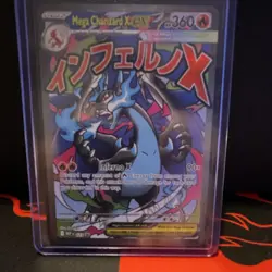 Pokemon Mega Charizard X EX 023 Me: Mega Evolution Promo Holo 360 HP English - Image 1