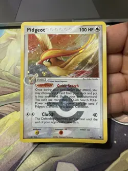 Pokemon TCG Pidgeot 10/112 FireRed & LeafGreen Reverse Holo GREAT CONDITION!! - Image 1