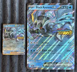 Pokemon Black Kyurem Ex Surging Sparks TCG Stamped Holo! 048/191 + JUMBO! MINT! - Image 1