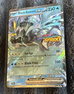 Pokemon Black Kyurem Ex Surging Sparks TCG Stamped Holo! 048/191 + JUMBO! MINT! - Image 4