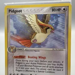 Pidgeot 2/17 Pokemon Promo Pop Series 2 Holo Rare Ex Era 2006 W/Swirl - Image 3