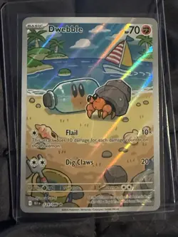 Dwebble IR 129/086 Sv: Black Bolt Pokemon 2025 Illustration Rare NM Condition - Image 2