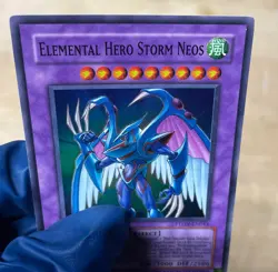 Yugioh! Elemental Hero Storm Neos PTDN-EN043 Super Rare 1st Edition MP - Image 2