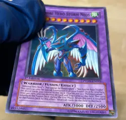 Yugioh! Elemental Hero Storm Neos PTDN-EN043 Super Rare 1st Edition MP - Image 4