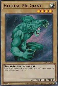 Near Mint, English Yu Gi Oh Hitotsu-Me Giant - KC01-EN019 - Ultra Rare - Unlimit - Image 1