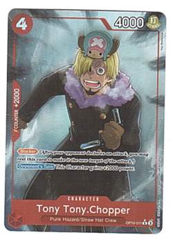 One Piece TCG OP10-011 PRB02 Alt Art Tony Tony Chopper English - Image 1