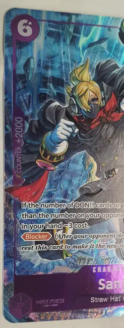 Sanji OP07-064 - Alt Art - One Piece TCG - 500 Years in the Future - English - Image 2