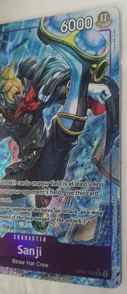 Sanji OP07-064 - Alt Art - One Piece TCG - 500 Years in the Future - English - Image 3