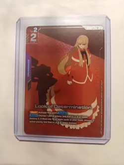 Look Of Determination R+ Alt GD03-114 Gundam TCG Card Foil Steel Requiem Eng - Image 1