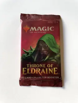 MTG - Throne of Eldraine 15-Card Collector Booster Pack - Sealed (English) - Image 1